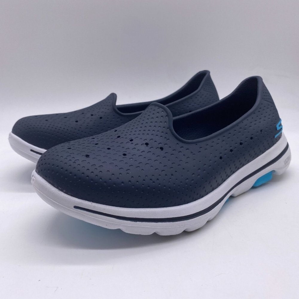 Skechers Cali Gear Women Size 9 Blue Sporty Water Shoes Comfort Casual Slip On